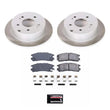 Load image into Gallery viewer, PowerStop Rear Semi-Coated Rotor Kit fits 2004-2012 Mitsubishi Eclipse / Galant