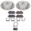Load image into Gallery viewer, PowerStop Rear Semi-Coated Rotor Kit fits 2005-2009 Land Rover LR3 / 2010-2016 Land Rover LR4 / 2006-2013 Land Rover Range...