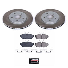 Load image into Gallery viewer, PowerStop Rear Semi-Coated Rotor Kit fits 2005-2011 Ford Mustang