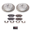 Load image into Gallery viewer, PowerStop Rear Semi-Coated Rotor Kit fits 2005-2012 Nissan Pathfinder