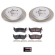 Load image into Gallery viewer, PowerStop Rear Semi-Coated Rotor Kit fits 2006-2010 Ford Explorer Eddie Bauer / 2006 Ford Explorer Xls / 2007-2010 Ford Ex...