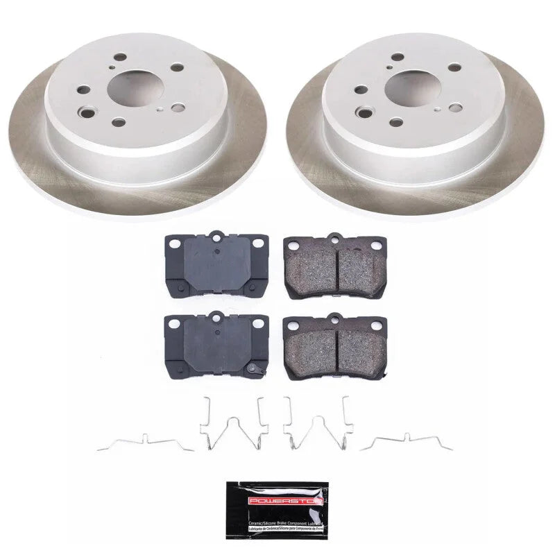 PowerStop Rear Semi-Coated Rotor Kit fits 2006-2013 Lexus IS250
