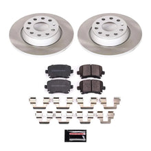 Load image into Gallery viewer, PowerStop Rear Semi-Coated Rotor Kit fits 2007-2009 Volkswagen Eos / 2010 Volkswagen Passat / 2011-2017 Volkswagen Tiguan ...