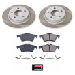 Load image into Gallery viewer, PowerStop Rear Semi-Coated Rotor Kit fits 2007-2013 Mazda 3 Mazdaspeed / 2004-2013 Mazda 3 S / 2005 Mazda 3 SP23