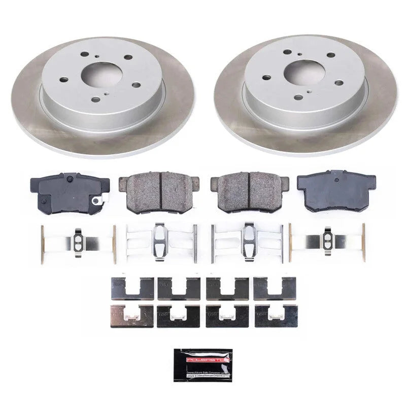 PowerStop Rear Semi-Coated Rotor Kit fits 2007-2013 Suzuki SX4
