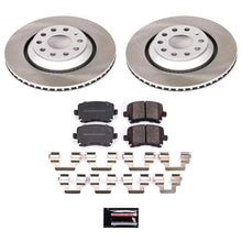 Load image into Gallery viewer, PowerStop Rear Semi-Coated Rotor Kit fits 2009-2016 Volkswagen CC / 2015-2021 Volkswagen GTI / 2012-2013 Volkswagen Golf R...