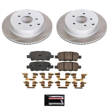 Load image into Gallery viewer, PowerStop Rear Semi-Coated Rotor Kit fits 2009 Infiniti FX35