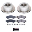 Load image into Gallery viewer, PowerStop Rear Semi-Coated Rotor Kit fits 2010-2012 Ford F-250 Super Duty / 2010-2012 Ford F-350 Super Duty