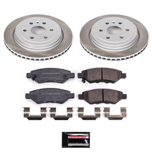 Load image into Gallery viewer, PowerStop Rear Semi-Coated Rotor Kit fits 2010-2016 Cadillac SRX / 2011 Saab 9-4X Aero