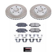 Load image into Gallery viewer, PowerStop Rear Semi-Coated Rotor Kit fits 2011 2012 Infiniti G25 / 2005-2008 Infiniti G35 / 2007 2008 Infiniti G35 Journey...