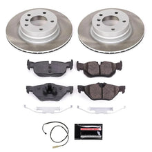 Load image into Gallery viewer, PowerStop Rear Semi-Coated Rotor Kit fits 2011-2013 BMW 328I