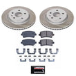 Load image into Gallery viewer, PowerStop Rear Semi-Coated Rotor Kit fits 2012-2016 Buick LaCrosse / 2010 2011 Buick LaCrosse CX / 2012 Buick LaCrosse Con...