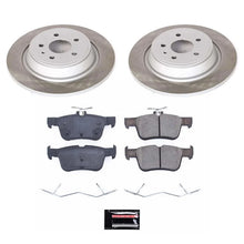 Load image into Gallery viewer, PowerStop Rear Semi-Coated Rotor Kit fits 2013-2016 Ford Fusion / 2015-2019 Lincoln Mkc / 2013-2016 Lincoln Mkz