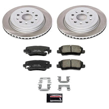 Load image into Gallery viewer, PowerStop Rear Semi-Coated Rotor Kit fits 2014-2019 Cadillac CTS