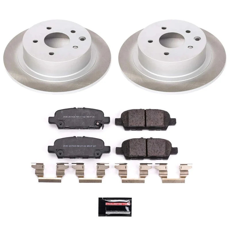 PowerStop Rear Semi-Coated Rotor Kit fits 2019 Nissan Sentra / 2019 Nissan Sentra Nismo