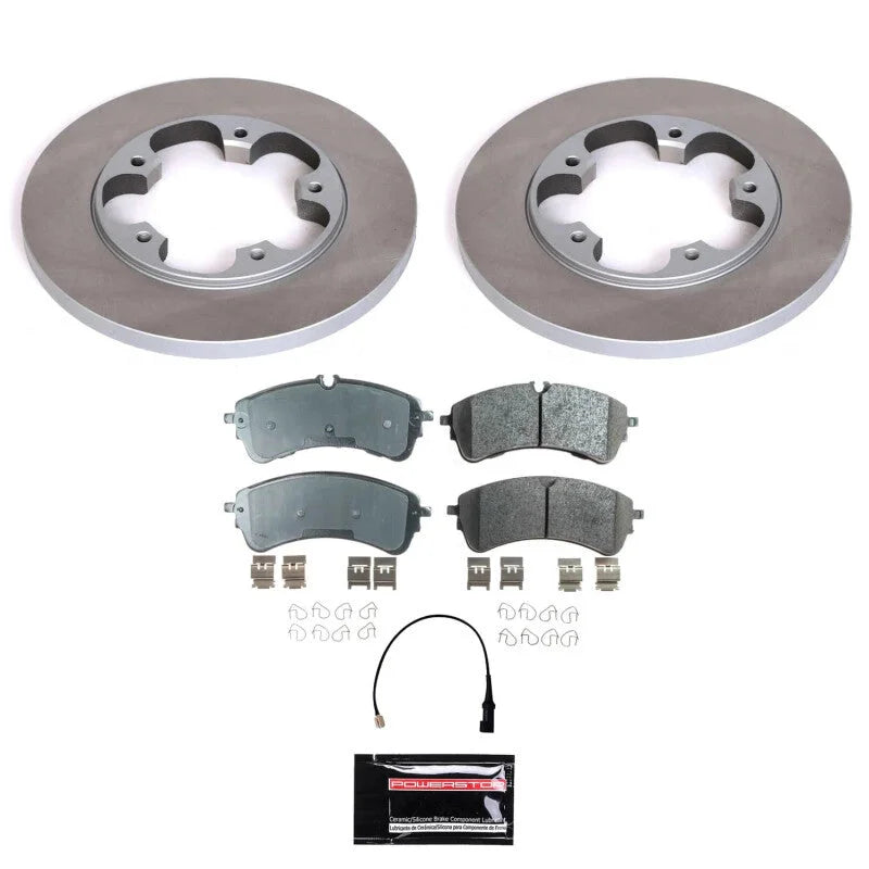 PowerStop Rear Semi-Coated Rotor Kit fits 2021-2024 Ford Transit-150 / 2021-2024 Ford Transit-250 / 2021-2024 Ford Transit...
