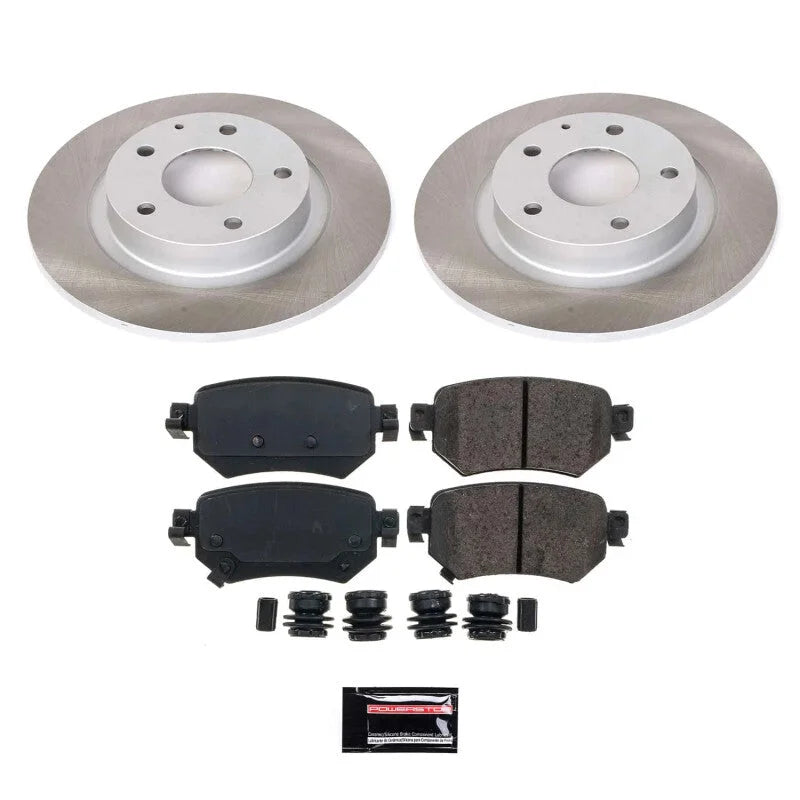 PowerStop Rear Semi-Coated Rotor Kit fits 2021 Mazda 6 Carbon Edition / 2016-2021 Mazda 6 Grand Touring / 2018-2021 Mazda ...