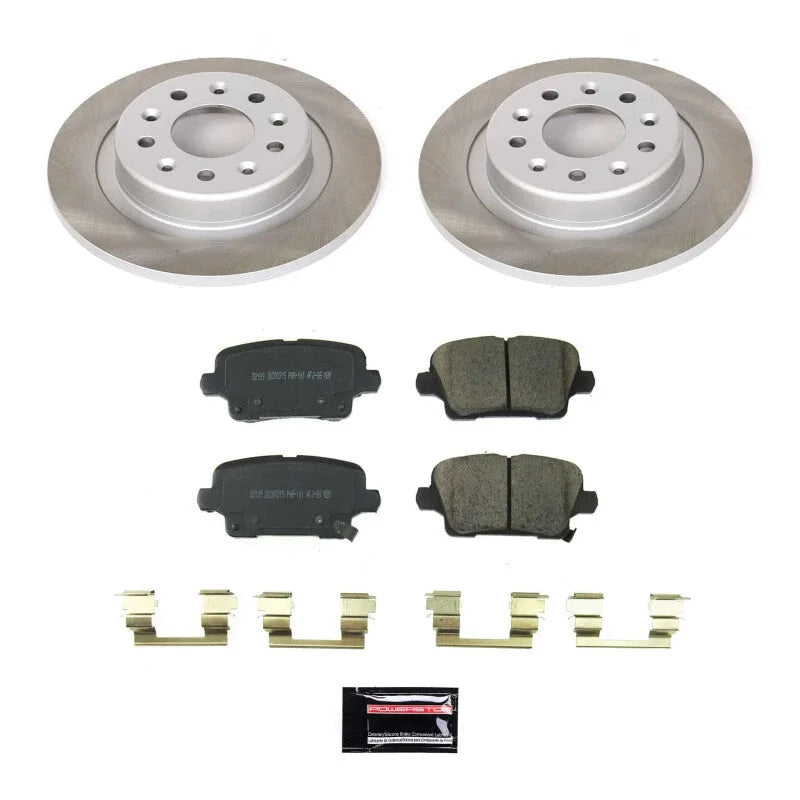 PowerStop Rear Semi-Coated Rotor Kit fits Buick Regal / 2019-2020 Buick Regal Sportback Avenir / 2019 Buick Regal Sportbac...