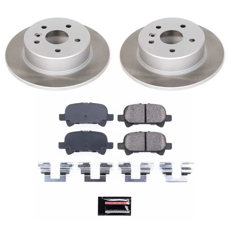 PowerStop Rear Semi-Coated Rotor Kit fits Toyota Avalon / 2000-2004 Toyota Avalon Xl