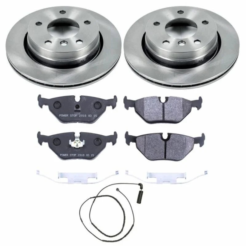 PowerStop Rear Track Day Brake Kit fits 2000 BMW 323CI / 1999-2000 BMW 323I - Main Product View