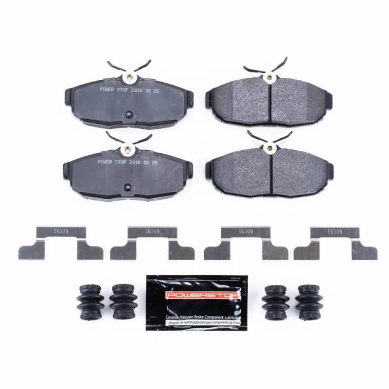 PowerStop Rear Track Day Brake Pads fits 2005-2012 Ford Mustang - Main Product View