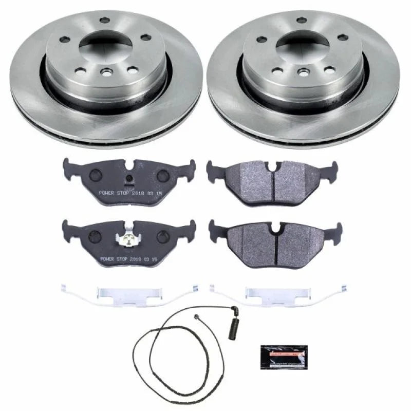 PowerStop Rear Track Day SPEC Brake Kit fits 2000 BMW 323CI / 1999-2000 BMW 323I - Main Product View