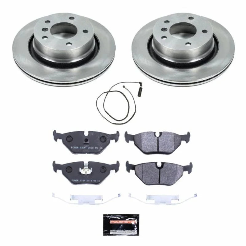 PowerStop Rear Track Day SPEC Brake Kit fits 2000 BMW 323CI / 2000 BMW 323I / 2001-2006 BMW 325CI / 2001-2005 BMW 325I / 2...