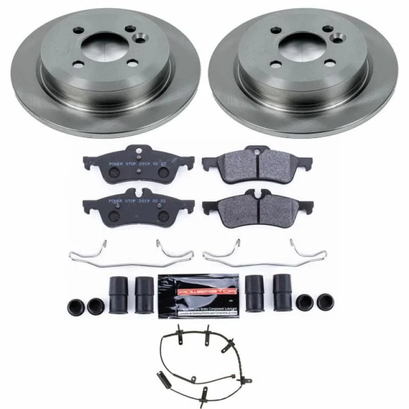 PowerStop Rear Track Day SPEC Brake Kit fits 2002-2006 Mini Cooper - Main Product View