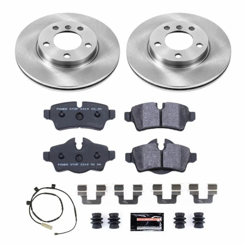 PowerStop Rear Track Day SPEC Brake Kit fits 2011-2016 Mini Cooper - Main Product View