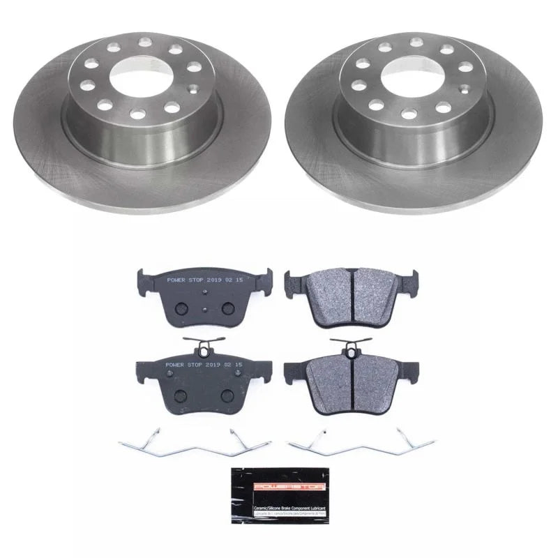 PowerStop Rear Track Day SPEC Brake Kit fits 2019-2024 Volkswagen Jetta / 2022-2024 Volkswagen Taos