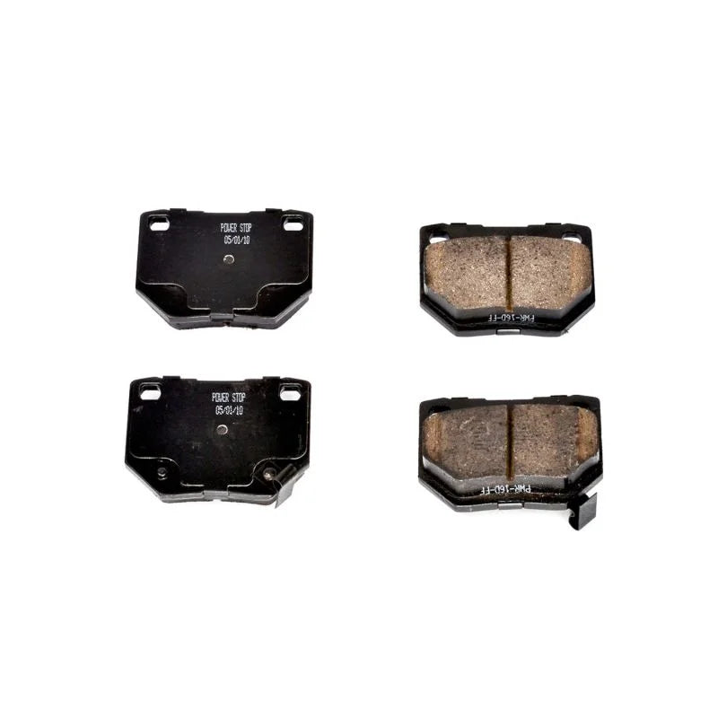 PowerStop Rear Z16 Evolution Ceramic Brake Pads fits 1990-1996 Nissan 300ZX / 1990-1996 Nissan 300ZX 2+2 / 2006-2007 Subar...