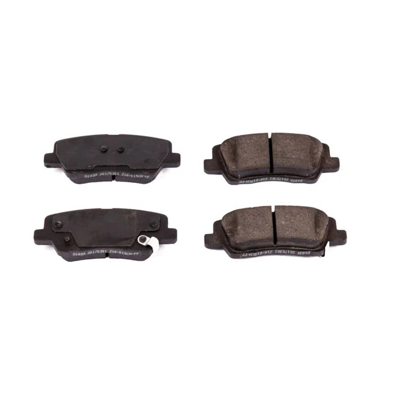 PowerStop Rear Z16 Evolution Ceramic Brake Pads fits 2016-2019 Cadillac ATS / 2019 Cadillac CTS - Main Product View