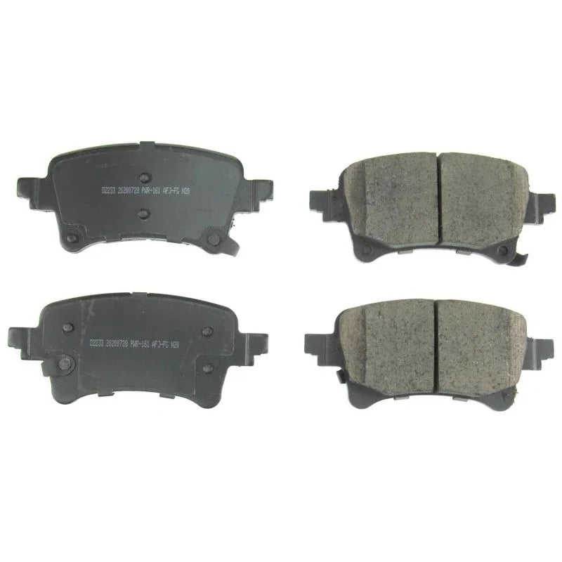 PowerStop Rear Z16 Evolution Ceramic Brake Pads fits 2020-2025 Jeep Gladiator / 2021-2025 Jeep Wrangler - Main Product View