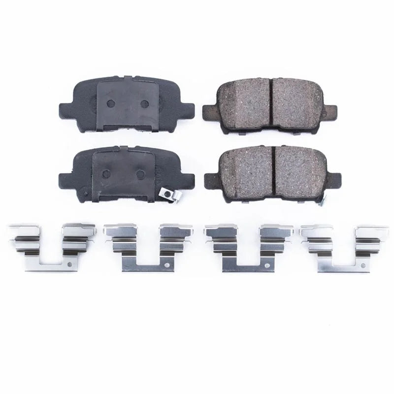PowerStop Rear Z17 Ceramic Brake Pads w/Hardware fits 2001-2006 Acura MDX / 2002 Honda Odyssey CARGO / 2002-2004 Honda Ody...