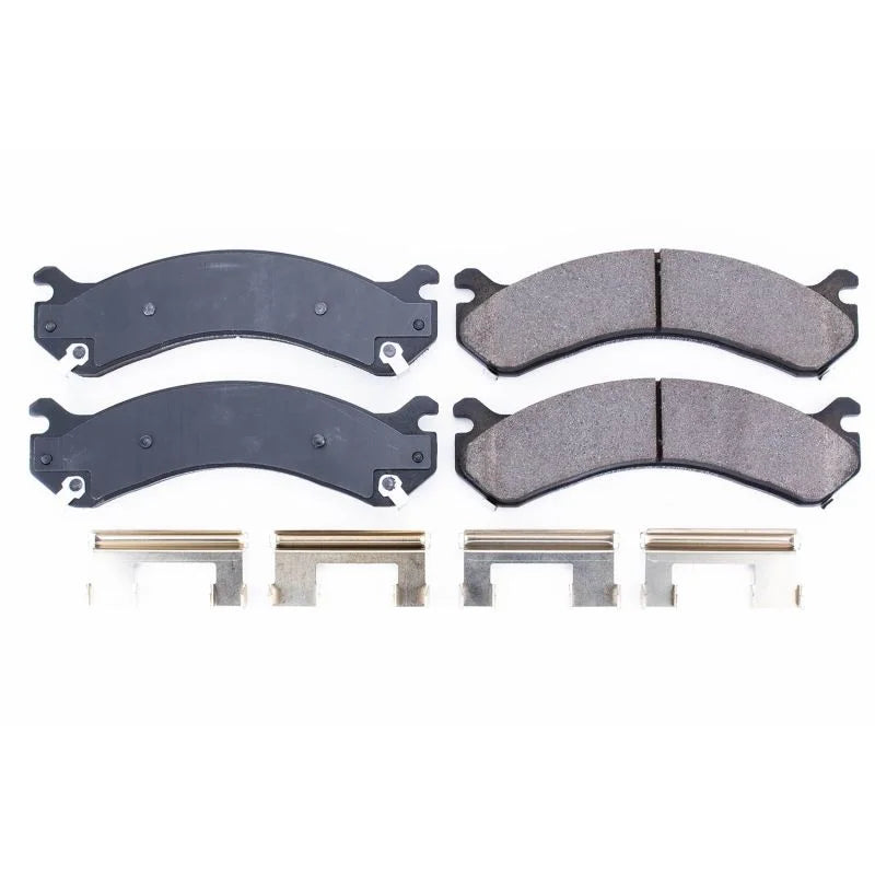 PowerStop Rear Z17 Ceramic Brake Pads w/Hardware fits 2001-2010 Chevrolet Silverado 3500 / 2001-2007 GMC Sierra 3500 - Mai...