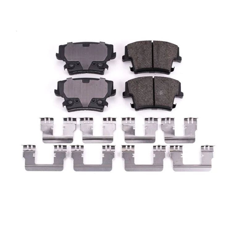 PowerStop Rear Z17 Ceramic Brake Pads w/Hardware fits 2005-2010 Chrysler 300 / 2005-2020 Chrysler 300 C / 2008 Chrysler 30...