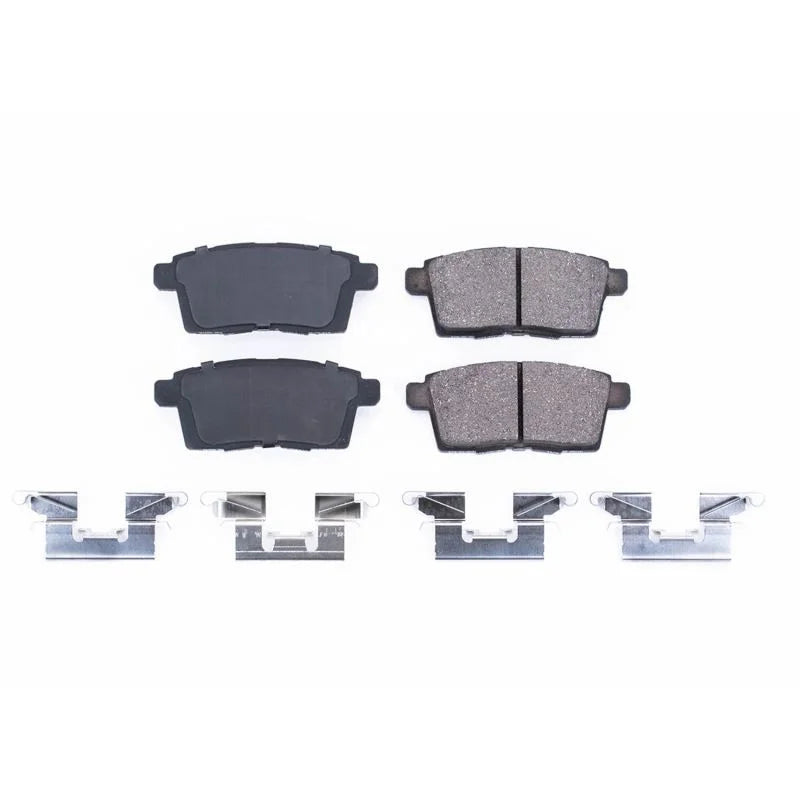 PowerStop Rear Z17 Ceramic Brake Pads w/Hardware fits 2007-2010 Ford Edge / 2007-2010 Lincoln Mkx / 2007-2012 Mazda CX-7 G...