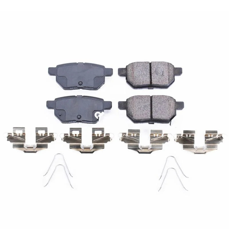 PowerStop Rear Z17 Ceramic Brake Pads w/Hardware fits 2011-2017 Lexus CT200H / 2016 Scion im / 2017 2018 Toyota Corolla im...