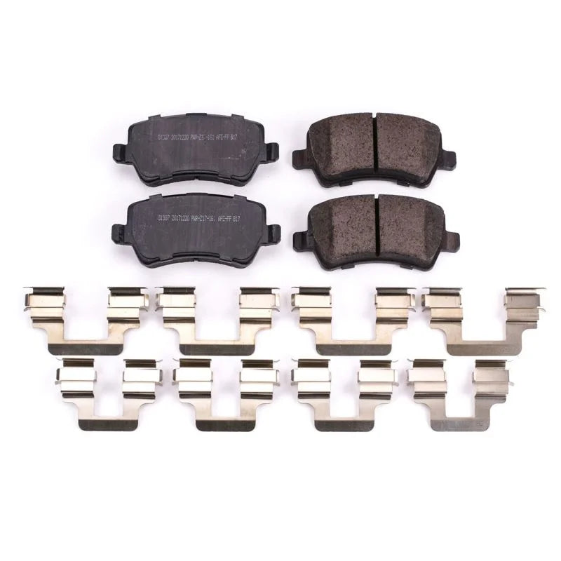 PowerStop Rear Z17 Ceramic Brake Pads w/Hardware fits 2013-2015 land Rover LR2 / 2012-2015 land Rover Range Rover / 2017 2...