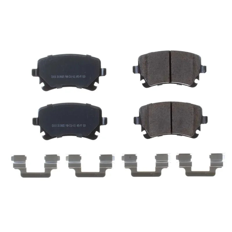 PowerStop Rear Z17 Ceramic Brake Pads w/Hardware fits Audi A6 / 2005-2011 Audi A6 Quattro / 2006-2011 Audi A6 Quattro Avan...