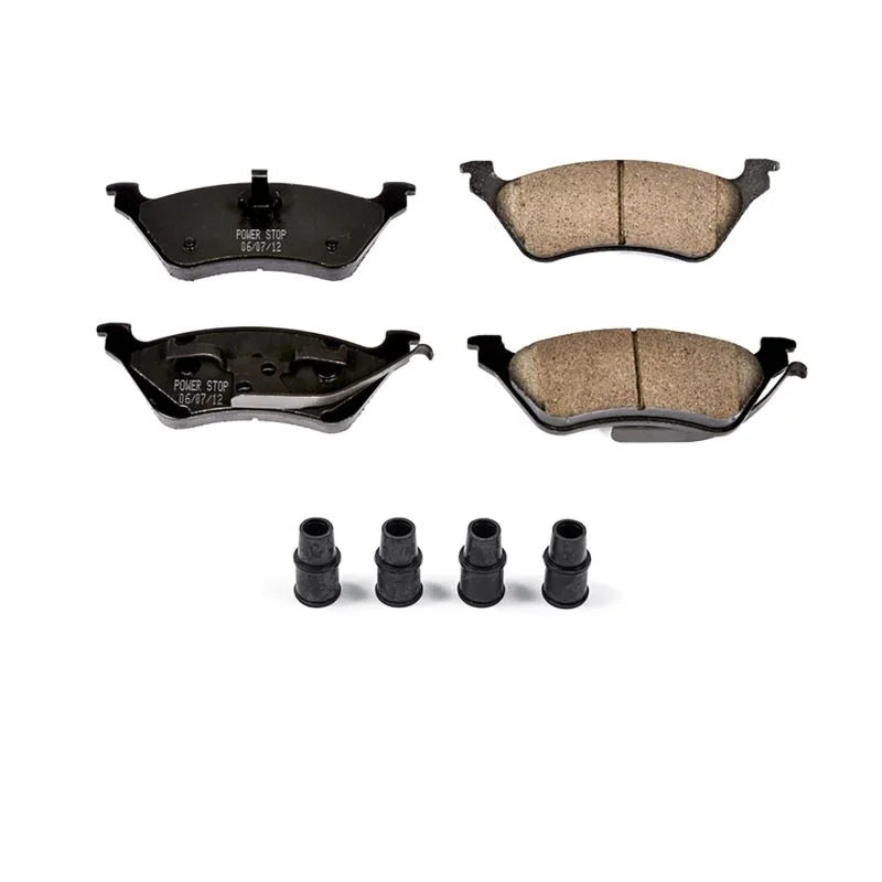 PowerStop Rear Z17 Ceramic Brake Pads w/Hardware fits Chrysler Town / 2001-2007 Chrysler Town & / 2001 2006 2007 Dodge Car...