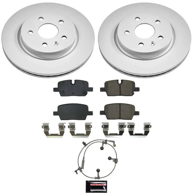 PowerStop Rear Z17 Coated Brake Kit fits 2020-2021 Cadillac CT5 Luxury
