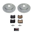 Load image into Gallery viewer, PowerStop Rear Z17 Coated Brake Kit fits 2021 Subaru WRX (w/2 Piston Rear Calipers)