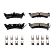 Load image into Gallery viewer, PowerStop Rear Z17 EVOLUTION Ceramic Brake Pads w/Hardware fits 1994-1998 Jeep Grand Cherokee - Main Product View