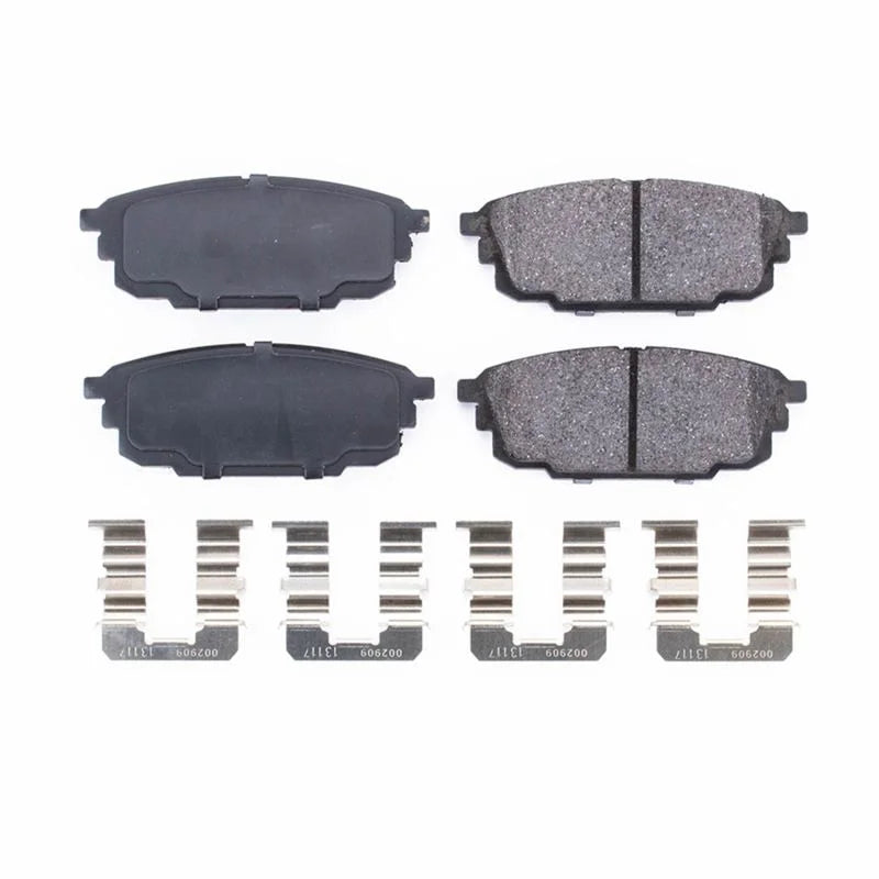 PowerStop Rear Z17 Evolution Ceramic Brake Pads w/Hardware fits 2001-2003 Mazda Protege / PROTEGE5 - Main Product View