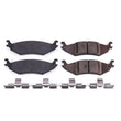 Load image into Gallery viewer, PowerStop Rear Z17 Evolution Ceramic Brake Pads w/Hardware fits 2004-2007 Ford E-150 / E-150 Club WAGON - Main Product View