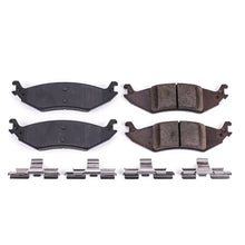 Load image into Gallery viewer, PowerStop Rear Z17 Evolution Ceramic Brake Pads w/Hardware fits 2004-2007 Ford E-150 / E-150 Club WAGON - Main Product View