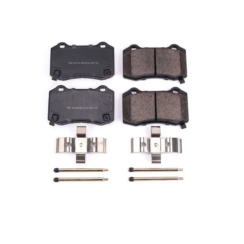 PowerStop Rear Z17 Evolution Ceramic Brake Pads w/Hardware fits 2004-2023 Cadillac / Chevrolet / Chrysler - Main Product View