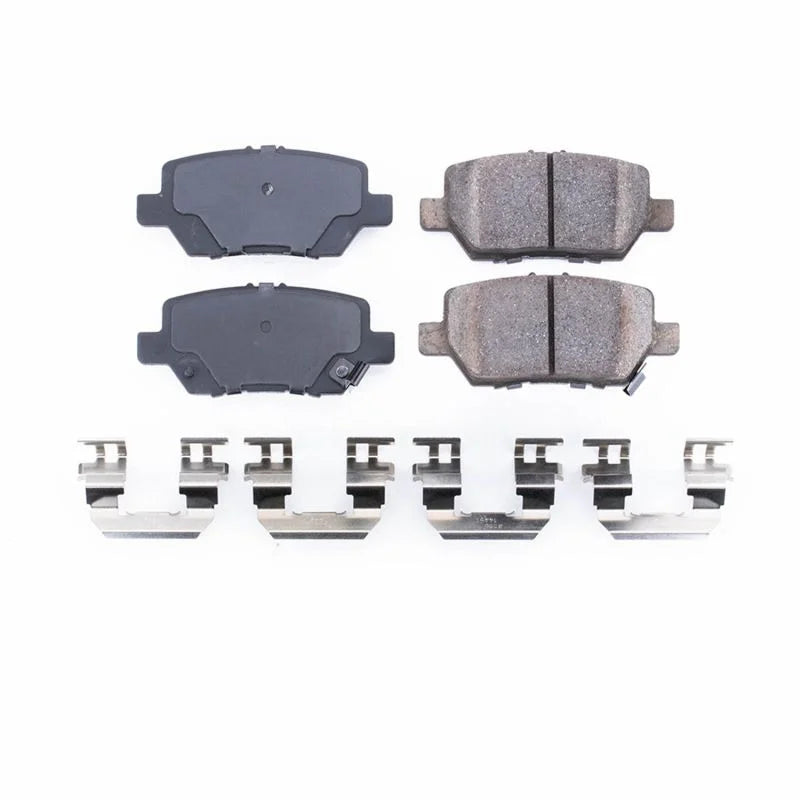 PowerStop Rear Z17 Evolution Ceramic Brake Pads w/Hardware fits 2005-2012 Acura RL - Main Product View