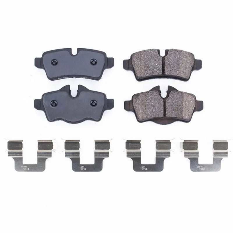 PowerStop Rear Z17 Evolution Ceramic Brake Pads w/Hardware fits 2007-2015 Mini Cooper - Main Product View